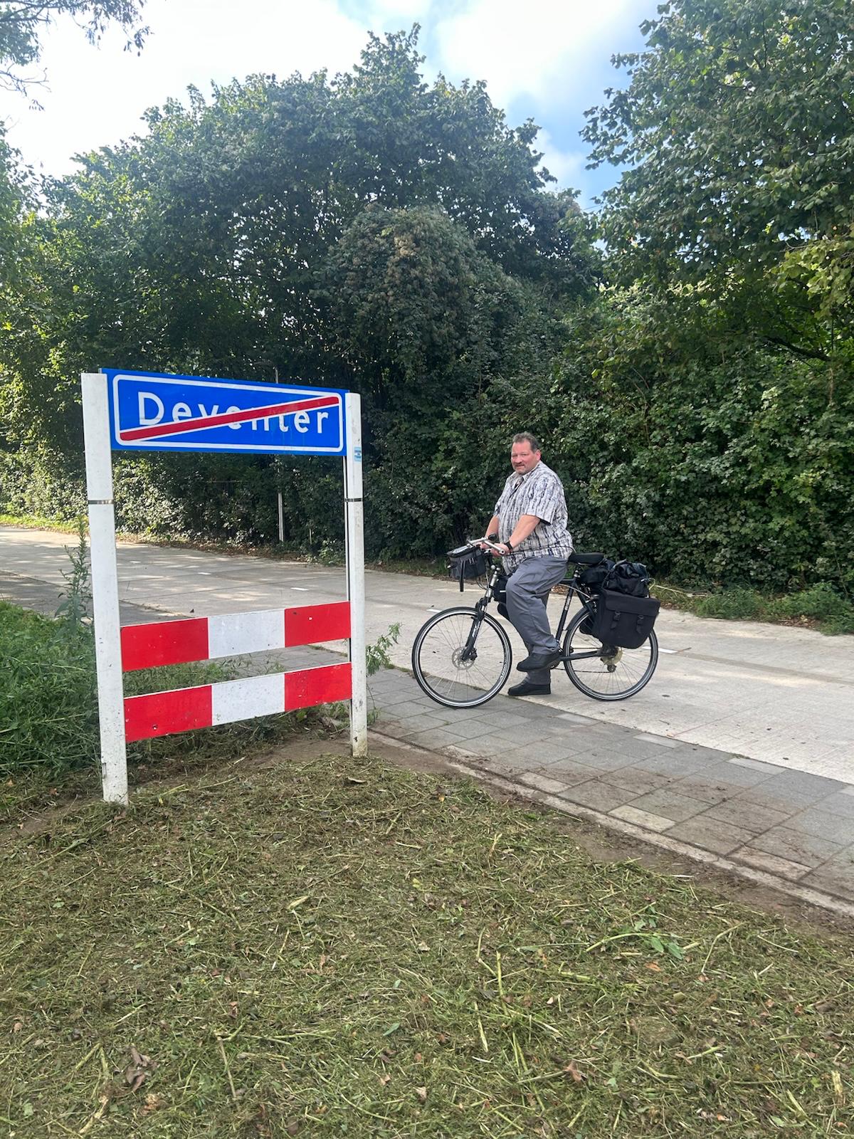 dag 1 maar ook tijd om te genieten van de mooie omgeving